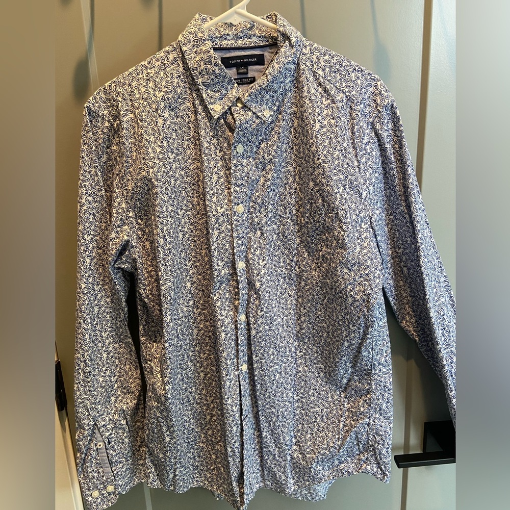 Tommy Hilfiger Paisley Long Sleeved Shirt